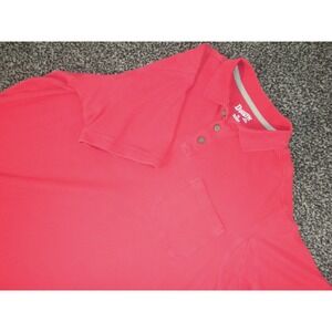Duluth Polo Shirt Mens XL Red No Polo Relaxed Fit Cotton Pique‎ Pocket 56266